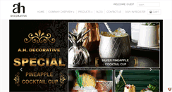 Desktop Screenshot of ahdecorative.com